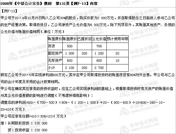 中級職稱《中級會計實務(wù)》第七章