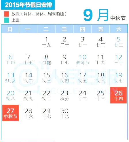 春節(jié)假期沒玩夠的看過來：2015年還有5個假期等著你