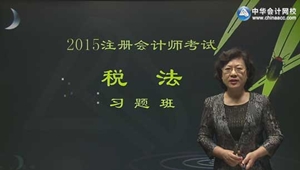 2015年注冊(cè)會(huì)計(jì)師葉青稅法習(xí)題班