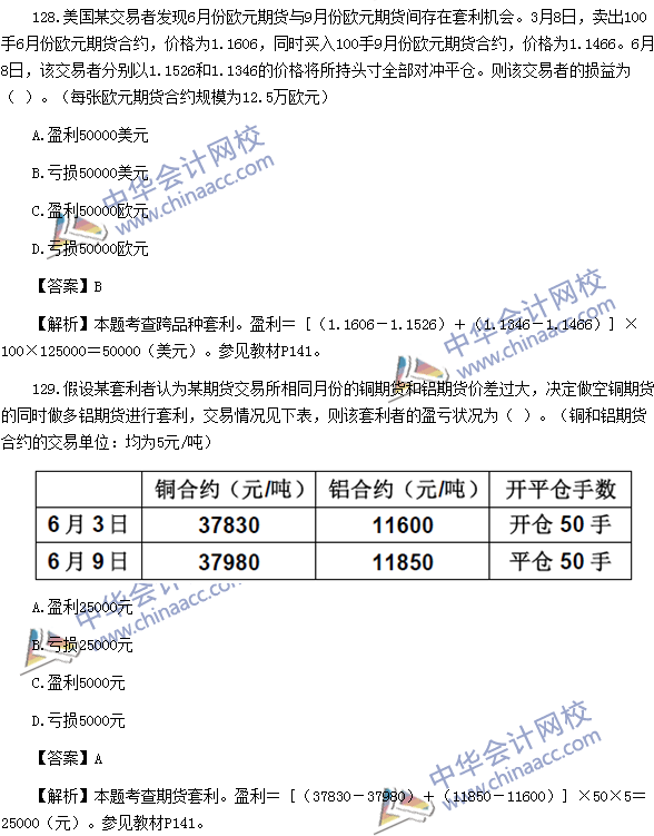 2016年期貨從業(yè)資格考試《期貨基礎(chǔ)知識》樣卷綜合題及答案