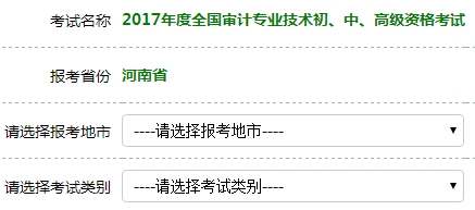 2017年審計(jì)師考試報(bào)名入口開(kāi)通