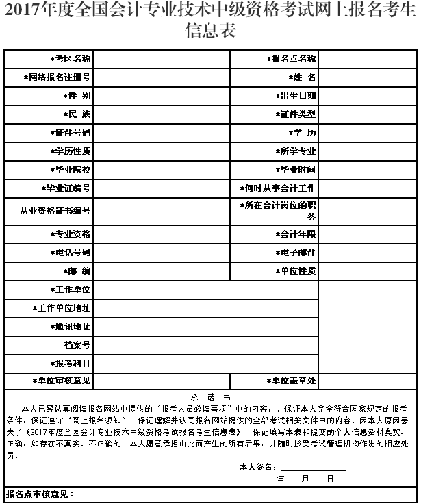 廣西2017年中級會計(jì)職稱成績復(fù)核及考后資格審核通知