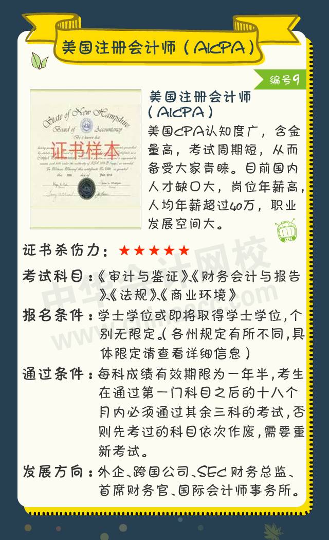 2018年會計人可考的證書大盤點！ACCA證書殺傷力六顆星