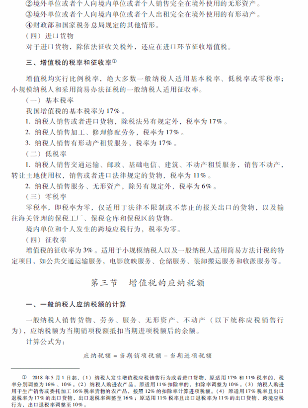 2018年中級(jí)會(huì)計(jì)職稱(chēng)考試《經(jīng)濟(jì)法》考試大綱（第六章）