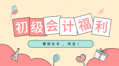 初級(jí)會(huì)計(jì)職稱(chēng)