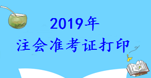 注會(huì)準(zhǔn)考證打印.