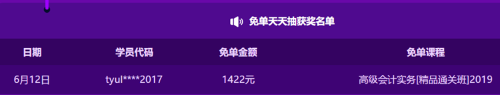 就在昨天 報了高級會計師課程的他被免單砸中了 你還觀望嗎？