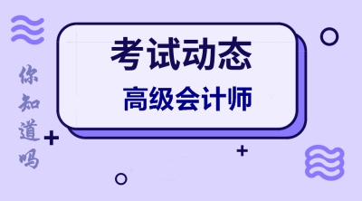 高級(jí)會(huì)計(jì)師報(bào)考時(shí)間