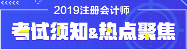 2019注冊會計(jì)師考試專題