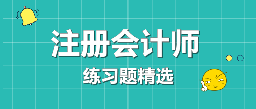 注冊會計師練習(xí)題