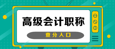 吉林2019年高級(jí)會(huì)計(jì)師考試成績(jī)查詢(xún)