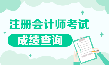 上海2019注冊會計師成績查詢是什么時候？