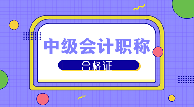 西藏2019年中級(jí)會(huì)計(jì)職稱證書領(lǐng)取時(shí)間