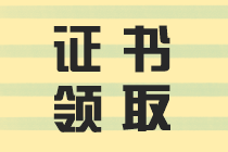 寧夏什么時候可以領(lǐng)取2019中級會計證？