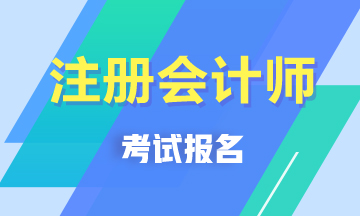 山東注冊(cè)會(huì)計(jì)師考試報(bào)名時(shí)間