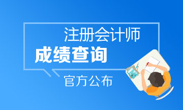 福建2019注冊(cè)會(huì)計(jì)師成績(jī)查詢