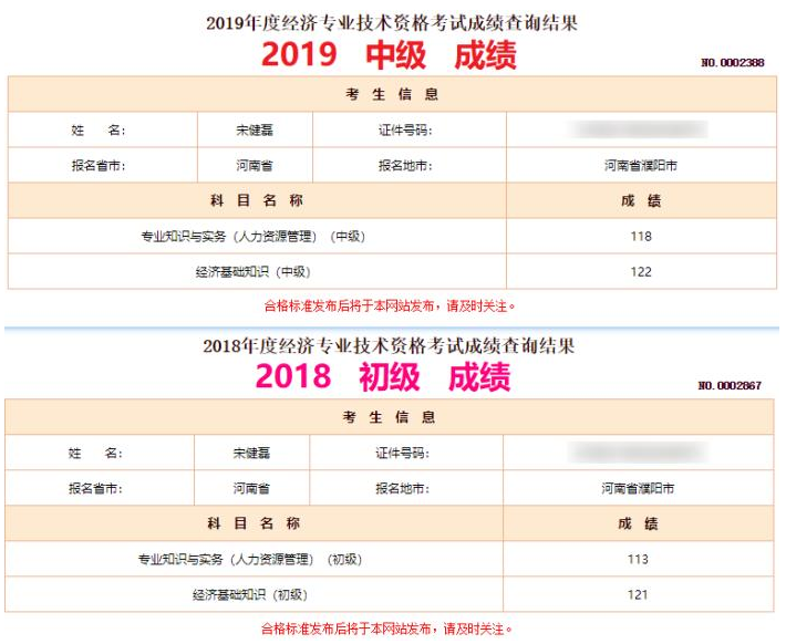 感謝正保會計網(wǎng)校助我連續(xù)兩年120分通過初、中級經(jīng)濟師！