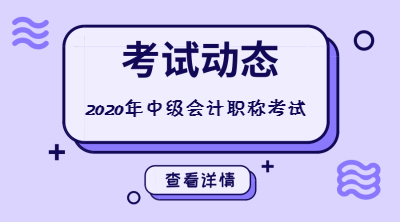 中級(jí)會(huì)計(jì)職稱(chēng)考試考務(wù)安排