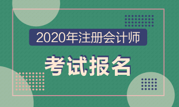 黑龍江注冊會計師2020年報名條件