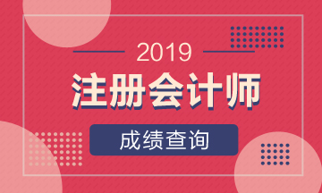 2019年什么時(shí)候可以查注冊會(huì)計(jì)師成績呢？