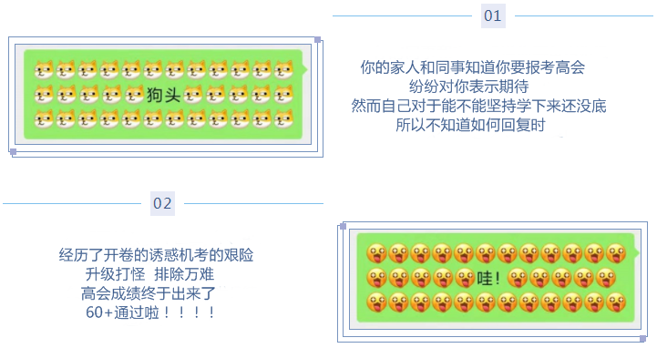 微信新表情 像極了高級會計職稱考生的備考日常！