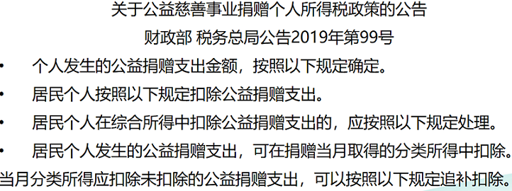 公益事業(yè)捐贈(zèng)個(gè)人所得稅