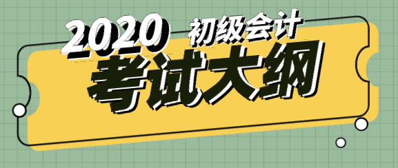 你看貴州六盤水市2020年初級會計考試大綱了嗎？