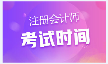 天津2020年注會各科考試時間公布了嗎？