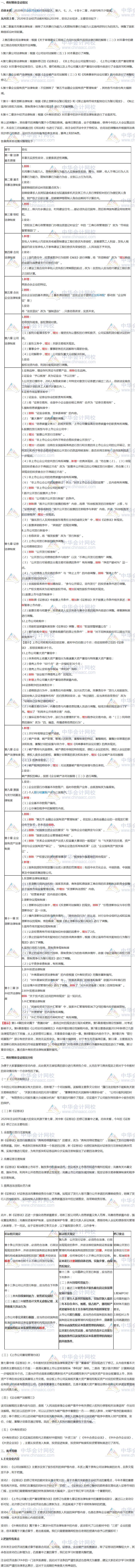 注冊(cè)會(huì)計(jì)師經(jīng)濟(jì)法教材變動(dòng)深度解讀 (1)