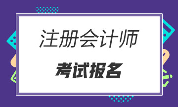 2020年注冊(cè)會(huì)計(jì)師考試報(bào)名