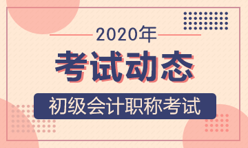 河南2020年初級會計(jì)考試時間