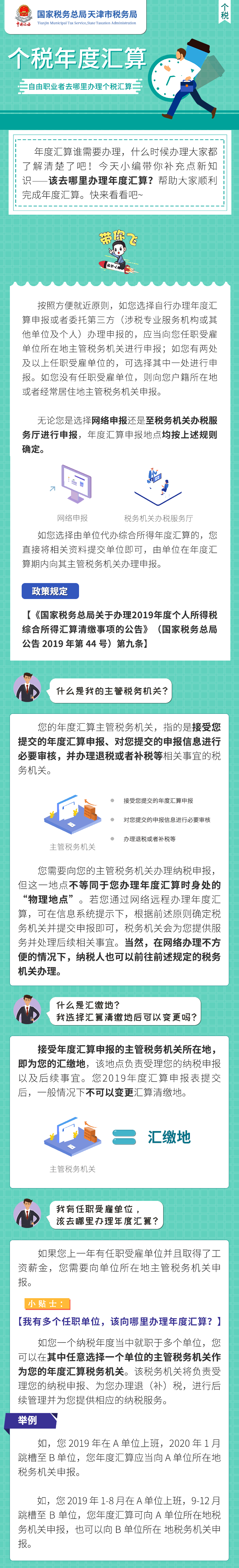 個(gè)稅年度匯算：自由職業(yè)者去哪里辦理個(gè)稅匯算？