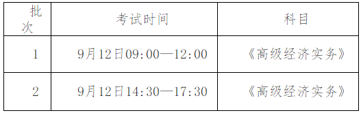 江西高級經(jīng)濟(jì)師2020考試時間安排