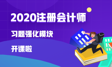 注會(huì)習(xí)題強(qiáng)化班開課啦