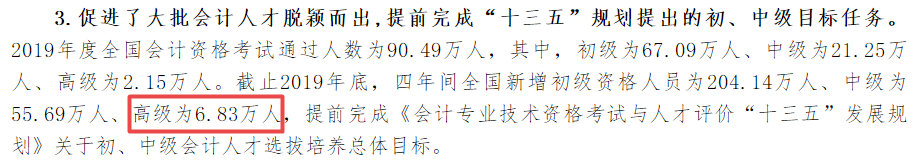 高級會計人才短缺 高級會計師還有3萬多的人才缺口！