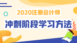 2020年注會《稅法》沖刺階段學(xué)習(xí)方法及注意事項