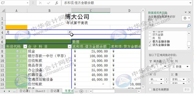 Excel實(shí)操技能：用Eexcel編制試算平衡表！