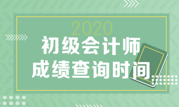 2020年山東初級(jí)會(huì)計(jì)成績(jī)查詢時(shí)間什么時(shí)候公布？