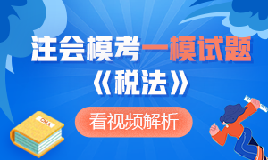 【收藏】2020年注冊(cè)會(huì)計(jì)師萬(wàn)人模考《稅法》一模試題