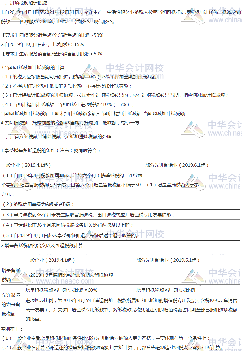 【備考寶典】2020年注冊會(huì)計(jì)師《稅法》考前速記手冊