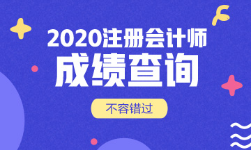 陜西2020年注會成績公布時(shí)間