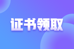 海南2020會計中級證書領(lǐng)取日期公布了嗎？