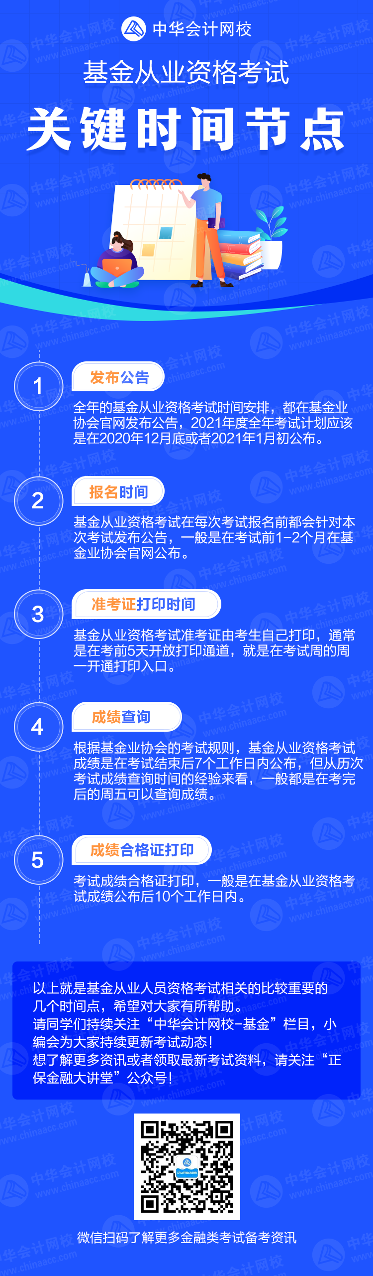 2021年基金從業(yè)資格考試關鍵時間節(jié)點一覽！