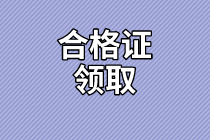 廣西2020資產(chǎn)評估師考試合格證書領(lǐng)取時間公布了嗎？