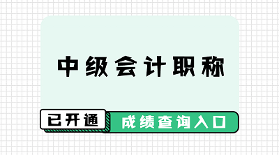 甘肅嘉峪關(guān)2020中級會計職稱成績查詢?nèi)肟谝验_通