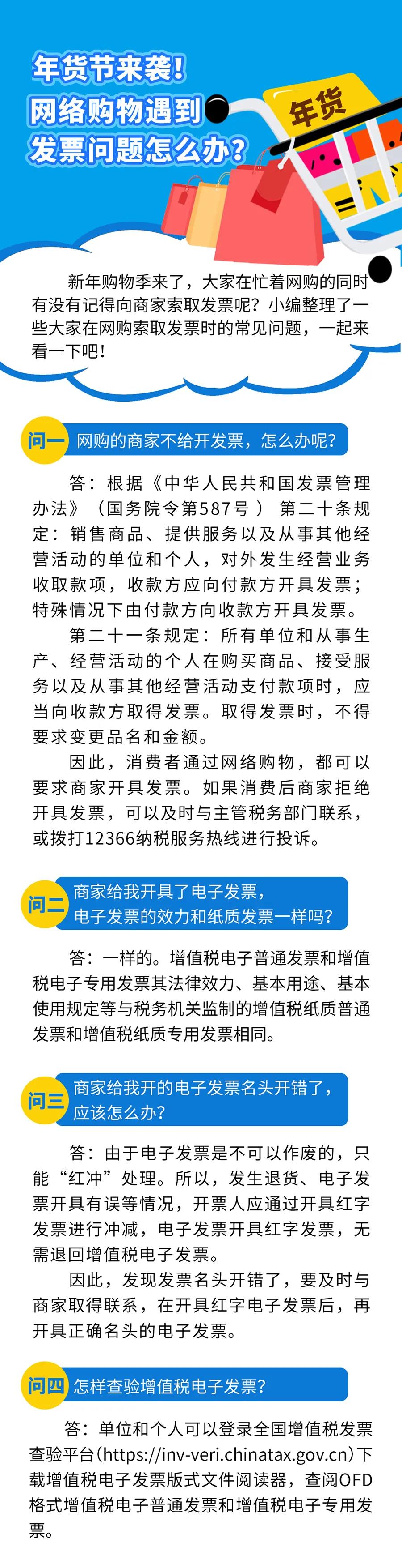 年貨節(jié)來襲！網(wǎng)絡(luò)購(gòu)物遇到發(fā)票問題怎么辦？