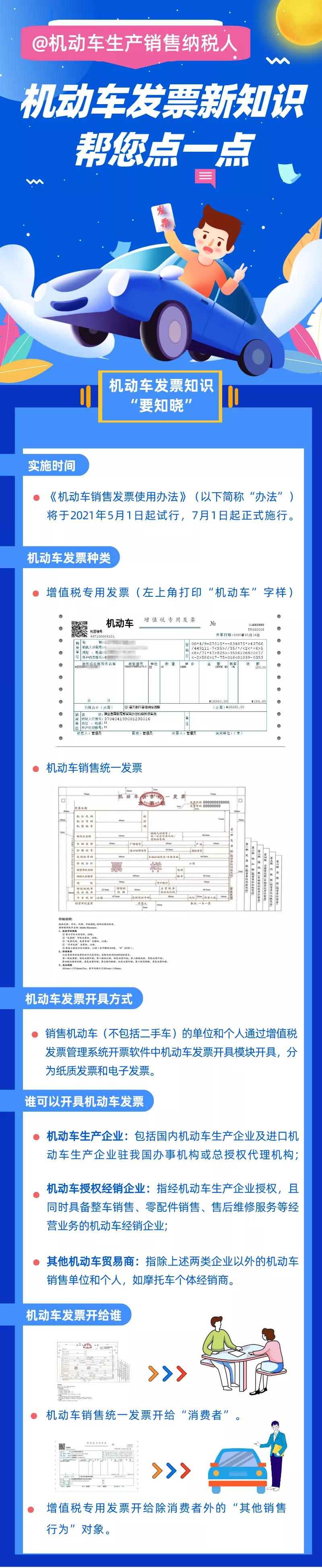 @機動車生產(chǎn)銷售納稅人 機動車發(fā)票新知識 幫您點一點！