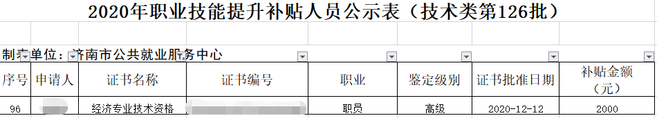 好消息！高級經(jīng)濟師證書可領(lǐng)濟南市職業(yè)技能補貼！