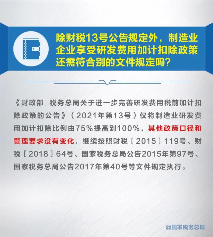 漲知識！九張圖了解研發(fā)費用加計扣除新政策 收藏！