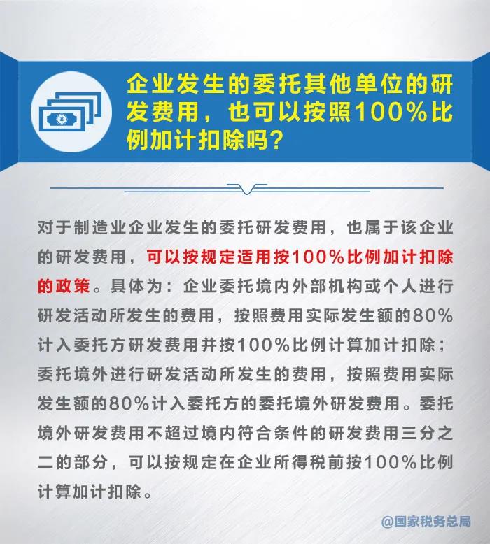 漲知識！九張圖了解研發(fā)費用加計扣除新政策 收藏！